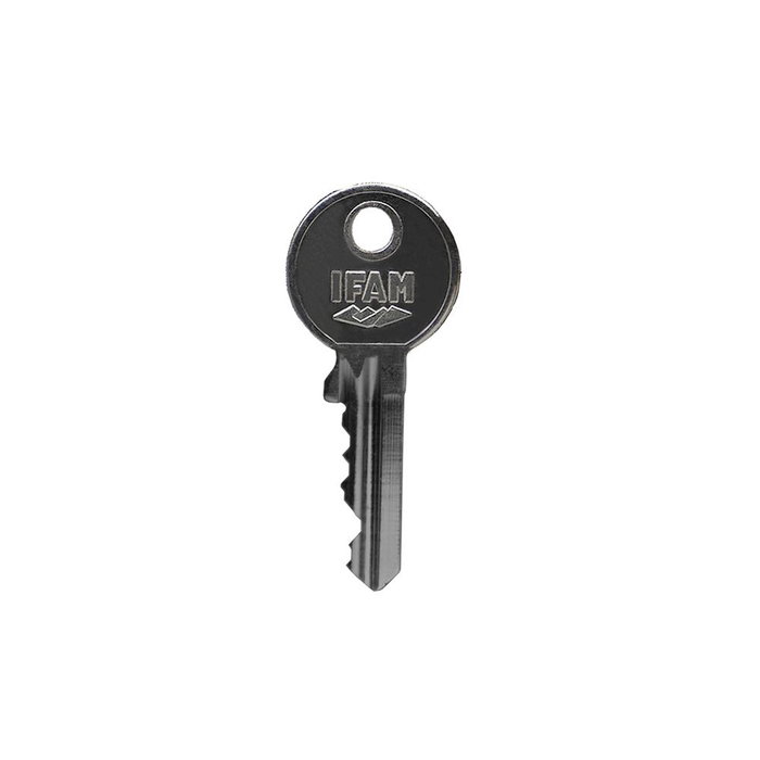 Ifam 074000SR Candado de arco normal 40mm SR40 en laiton et acier trempé chromé avec 2 clés