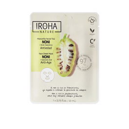 Iroha Masque en tissu anti-âge au Noni et acide hyaluronique 1 u