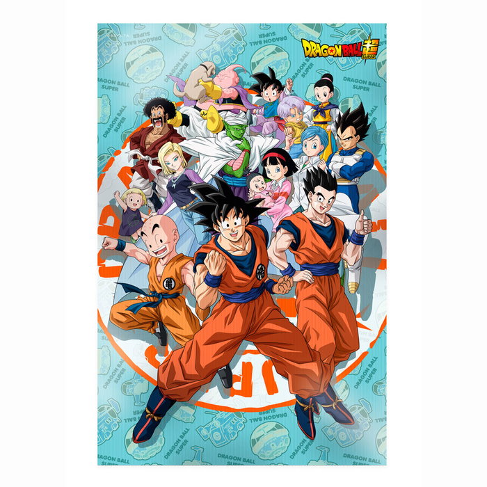 SD TOYS Poster 3D Dragon Ball Super Superviviencia del Universo - PVC, Plastique, 58x38 cm