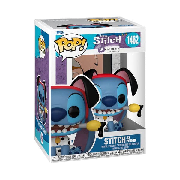 Lilo & Stitch POP! Disney Vinyl figurine Stitch Costume- 101 Dalmatians Pongo 9 cm