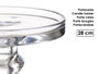Giftdecor Candelabro Cristal Anneau M 28 cm Transparent (Set de 6)