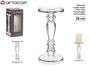 Giftdecor Candelabro Cristal Anneau M 28 cm Transparent (Set de 6)