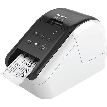 Brother QL-810Wc Imprimante d'étiquettes thermique directe USB Wi-Fi noir et rouge Brother QL-810Wc Imprimante d'étiquettes thermique directe USB Wi-Fi noir et rouge
