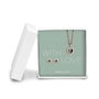 Bering Set de bijoux collier et boucles d'oreilles rose