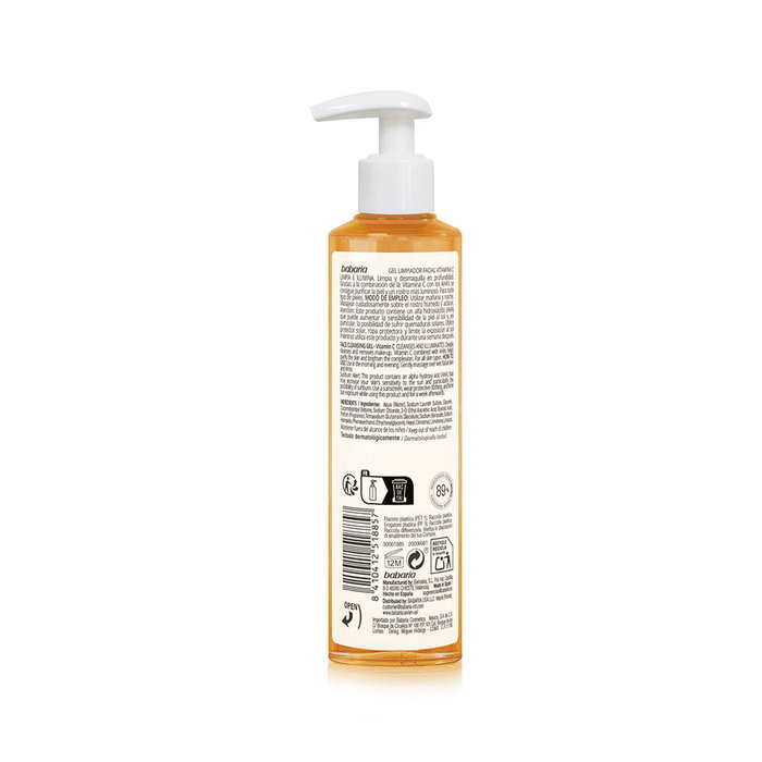 Babaria Gel nettoyant à la vitamine C 200 ml Babaria Gel nettoyant à la vitamine C 200 ml