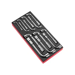 Facom MODM.75 - Module de clés à pipe débouchées métriques série 75 - 13 pièces (7 à 19 mm) - Plateau mousse pour rangement