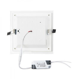 Spot LED encastrable carré 18 W 1 800 lm 6 000 K Blanco Frío Blanco
