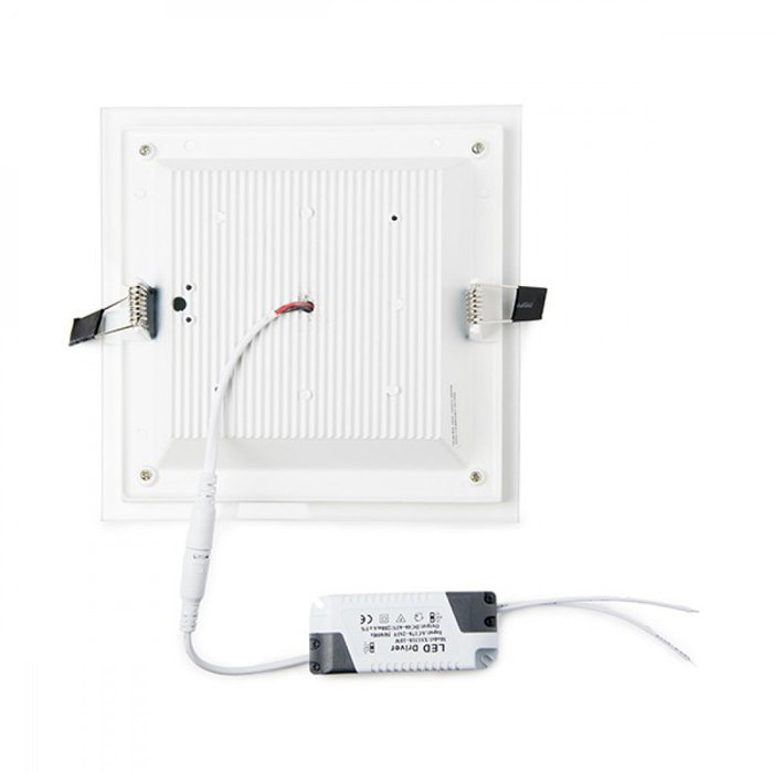 Spot LED encastrable carré 18 W 1 800 lm 6 000 K Blanco Frío Blanco Spot LED encastrable carré 18 W 1 800 lm 6 000 K Blanco Frío Blanco