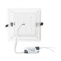Spot LED encastrable carré 18 W 1 800 lm 6 000 K Blanco Frío Blanco