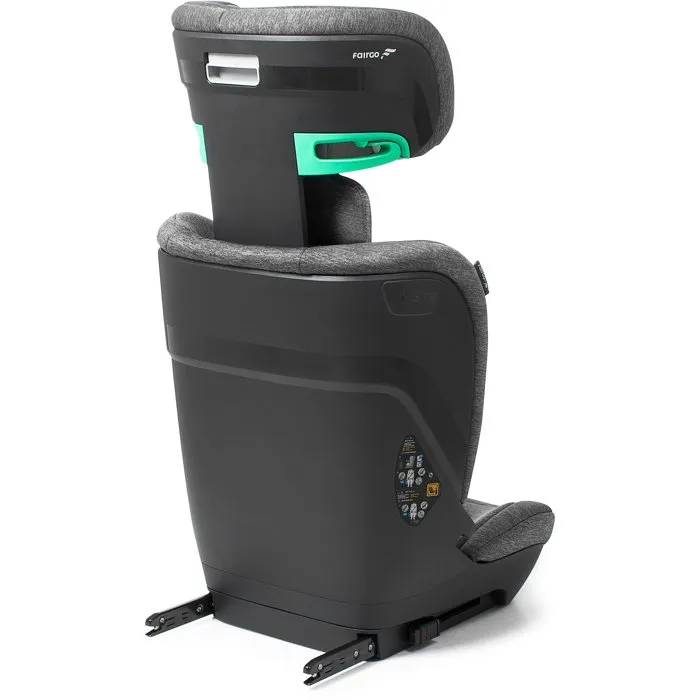 Babyauto - Siège auto Colosso - Groupe 2/3 (i-Size) - 100 à 150 cm - Installation ISOFIX - Appui-tête réglable 11 positions - Gris