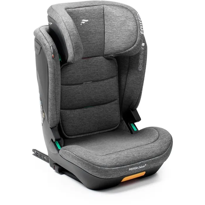 Babyauto - Siège auto Colosso - Groupe 2/3 (i-Size) - 100 à 150 cm - Installation ISOFIX - Appui-tête réglable 11 positions - Gris