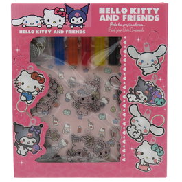 CYP BRANDS Set Colgadores para pintar Hello Kitty and Friends