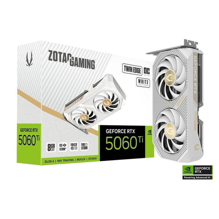 Zotac Gaming GeForce RTX 5060 Ti Twin Edge OC White Edition 8GB GDDR7
