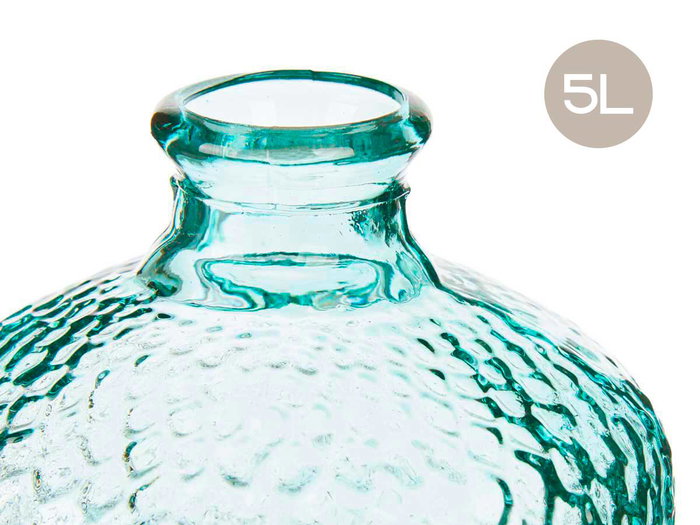GIFTDECOR Bouteille Décorative Primavera Hammered 5L, lot de 2