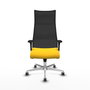 Piqueras y Crespo Chaise de Bureau Albacete XL Jaune et Noir