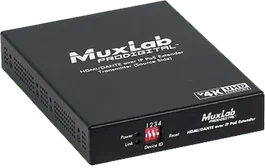 MUXLAB Transmetteur HDMI 4K Dante Over IP avec PoE, JPG 2000, Latence 33 ms, 100 m