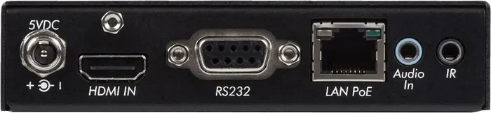 MUXLAB Transmetteur HDMI 4K Dante Over IP avec PoE, JPG 2000, Latence 33 ms, 100 m