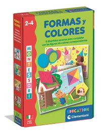 Clementoni - Juego educativo - Jeu éducatif Formes et Couleurs - Dès 2 ans - Multilingue (FR, EN, ES, DE, IT, PT, NL)