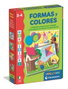 Clementoni - Juego educativo - Jeu éducatif Formes et Couleurs - Dès 2 ans - Multilingue (FR, EN, ES, DE, IT, PT, NL)
