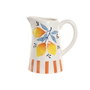 Home ESPRIT Bouteille en Verre Citron Orange Méditerranéen 750 ml