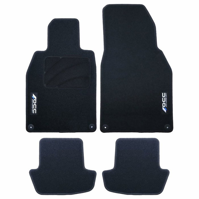 Set de tapis de voitures OCC Motorsport OCCPS0014LOG Noir Porsche 911 992 Velours 5 Pièces Set de tapis de voitures OCC Motorsport OCCPS0014LOG Noir Porsche 911 992 Velours 5 Pièces