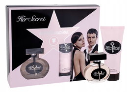 Antonio Banderas - Coffret Cadeau Her Secret Eau de Toilette pour Femme 50 ml + Lotion Hydratante pour le Corps 100 ml
