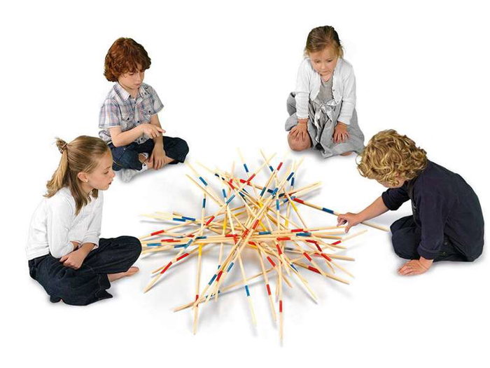 Cayro Mikado Gigante - Jeu de société en bois pour enfants de 6 ans et plus - Version multilingue