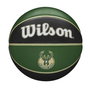 Ballon de basket Wilson NBA Team Tribute Milwakee 7 Vert Caoutchouc (Taille 7)