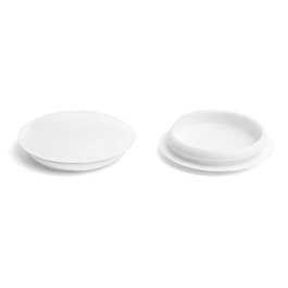 DUVER CANELA 25 Capuchon de finition à encastrer blanc Ø25 mm (Lot de 100)
