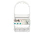 Berilo Étagère 2 Niveaux Blanc avec Crochets à Ventouse 26.7x50x12 cm Plastique (Set de 12)