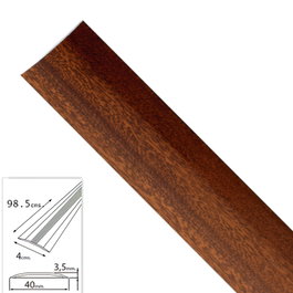WOLFPACK LINEA PROFESIONAL Couvre-joint adhésif pour moquettes métal sapelli 98,5 cm