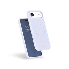 Force Case Coque MagSafe - iPhone Air - Silicone Renforcée - Bleu ciel
