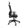 Chaise de Bureau avec Appui-tête Piqueras y Crespo 1D066G1 Violet