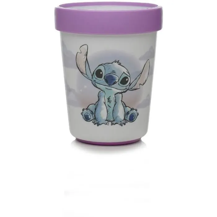 Disney Baby Coffret Repas 3 Pièces pour Enfant : Gobelet, Bol et Assiette Antidérapants à l'Effigie de Lilo et Stitch Disney Baby Coffret Repas 3 Pièces pour Enfant : Gobelet, Bol et Assiette Antidérapants à l'Effigie de Lilo et Stitch