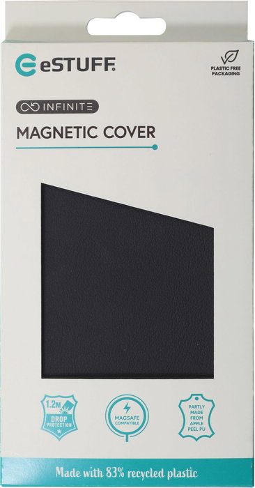 eSTUFF Coque magnétique INFINITE VENICE pour iPhone 17e/16e - Noir
