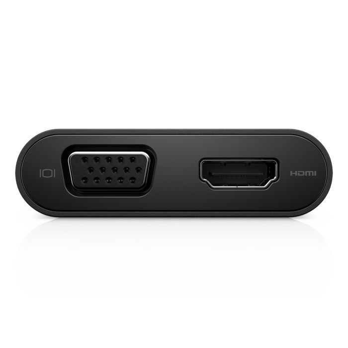 Dell - Adaptateur USB-C vers HDMI VGA Ethernet USB 3.0 - Dongle Multi-Ports Compact pour Ordinateur Portable