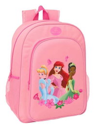 Safta Mochila Adapt.Carro - Sac à dos adaptable au chariot, thème Princesses, dimensions 33 x 42 x 14 cm, pour enfant à partir de 3 ans