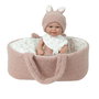 Muñecas Arias Poupée Elegance Babyto 33 cm Rose avec Capazo
