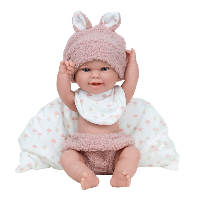 Muñecas Arias Poupée Elegance Babyto 33 cm Rose avec Capazo