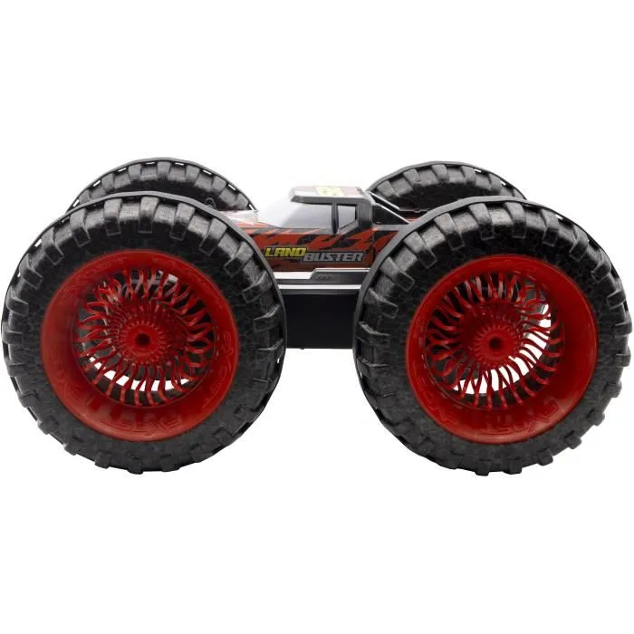 Exost Land Buster Voiture Télécommandée 1:12 - 34 cm, 12 km/h, Technologie 2.4 GHz, Tous Terrains, Rouge, Jouet RC pour Enfants dès 5 ans
