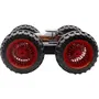 Exost Land Buster Voiture Télécommandée 1:12 - 34 cm, 12 km/h, Technologie 2.4 GHz, Tous Terrains, Rouge, Jouet RC pour Enfants dès 5 ans