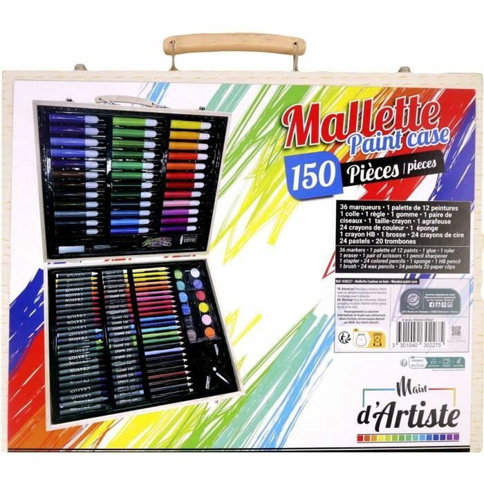 Main D'Artiste Mallette de dessin 150 pièces