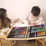 Main D'Artiste - Mallette de dessin complète 150 pièces avec marqueurs, peintures et crayons - Loisir créatif enfant dès 5 ans