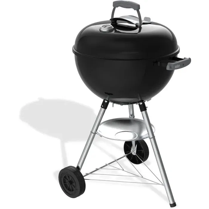 Weber Barbecue à charbon Bar-B-Kettle - Ø47 cm - Thermomètre intégré - Acier émaillé - 6 couverts - Noir Weber Barbecue à charbon Bar-B-Kettle - Ø47 cm - Thermomètre intégré - Acier émaillé - 6 couverts - Noir