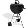 Weber Barbecue à charbon Bar-B-Kettle - Ø47 cm - Thermomètre intégré - Acier émaillé - 6 couverts - Noir