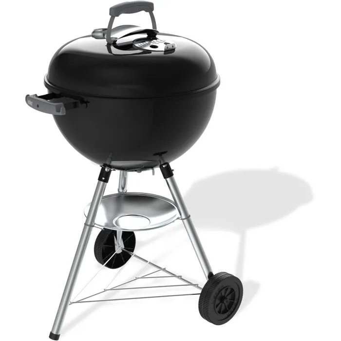 Weber Barbecue à charbon Bar-B-Kettle - Ø47 cm - Thermomètre intégré - Acier émaillé - 6 couverts - Noir Weber Barbecue à charbon Bar-B-Kettle - Ø47 cm - Thermomètre intégré - Acier émaillé - 6 couverts - Noir