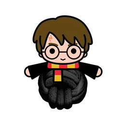 Cerdá Harry Potter - Jouet à mâcher en corde pour chien - Forme baguette magique - 10,5 x 14,5 x 6,0 cm - Bleu