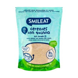 SMILEAT Papilla de céréales biologique sans gluten avec quinoa 200g