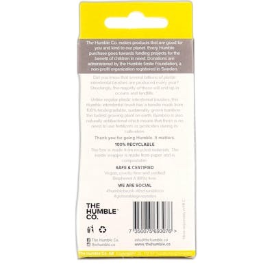 THE HUMBLE CO Cepillo Interdental Bambu Talla 4 070 Mm Amari - Brosse interdentaire en bambou taille 4, 0.70 mm, couleur amari THE HUMBLE CO Cepillo Interdental Bambu Talla 4 070 Mm Amari - Brosse interdentaire en bambou taille 4, 0.70 mm, couleur amari