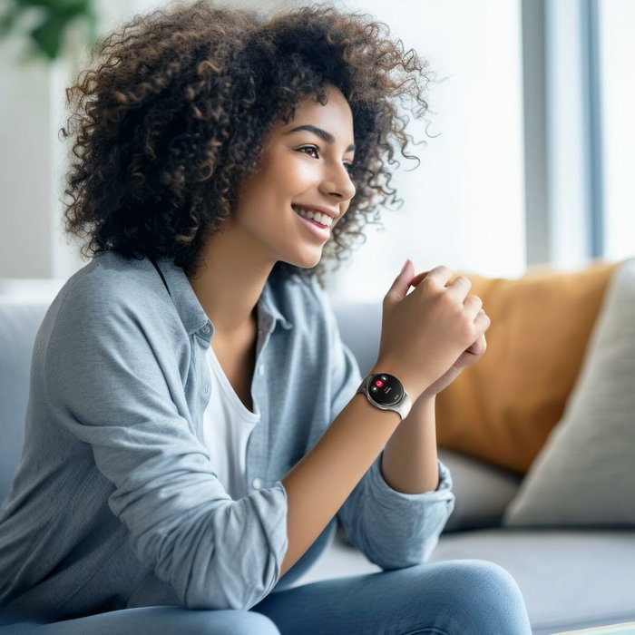 Montre intelligente Hama 00178612 8900 Argenté 1,3"